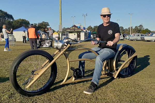 King Lowrider - Gold Finger push bike by Chris