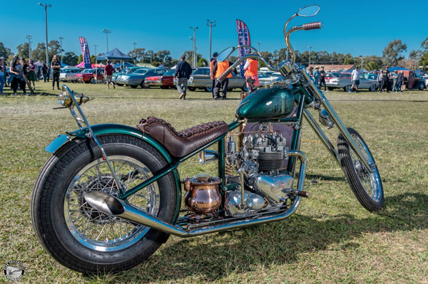 King Ride - 1959 Triumph Pre-Unit Chopper by Bob Turner