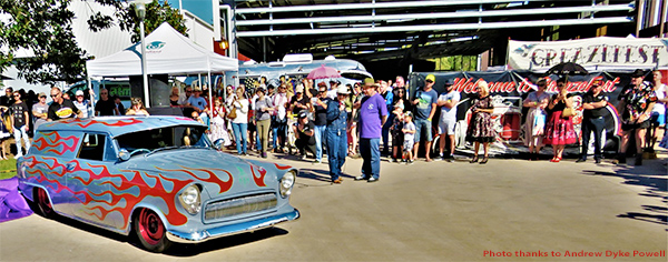 FC Holden reveal at GreazeFest