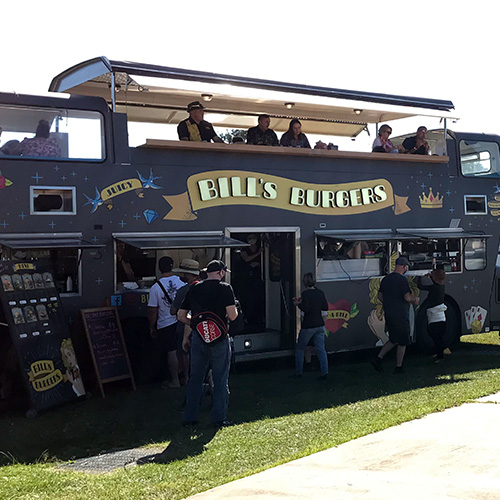Food Trucks on the Village Green at GreazeFest